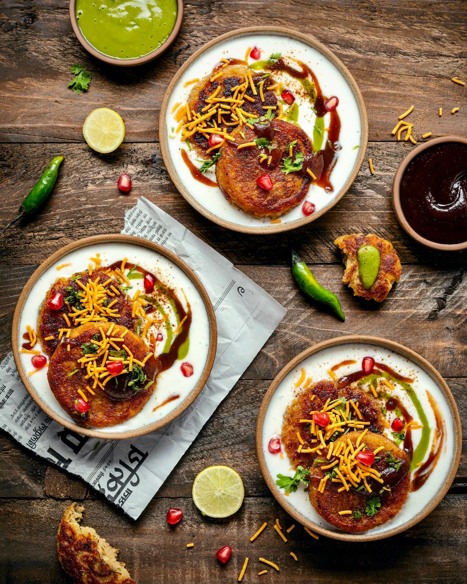 Aloo Tikki Chaat