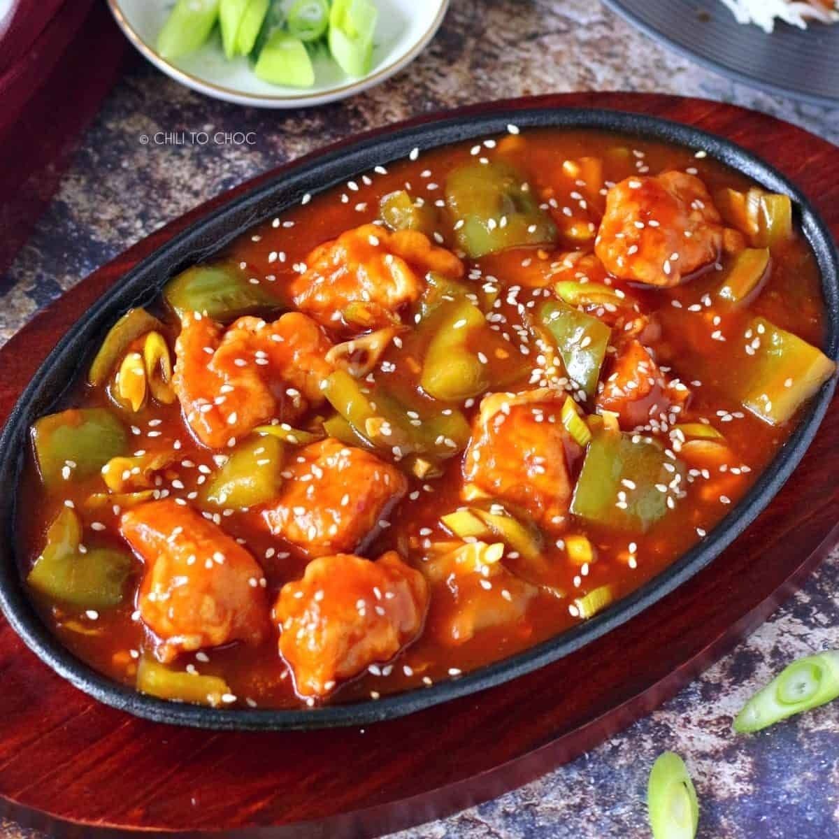 Chilli Chicken With Gravy